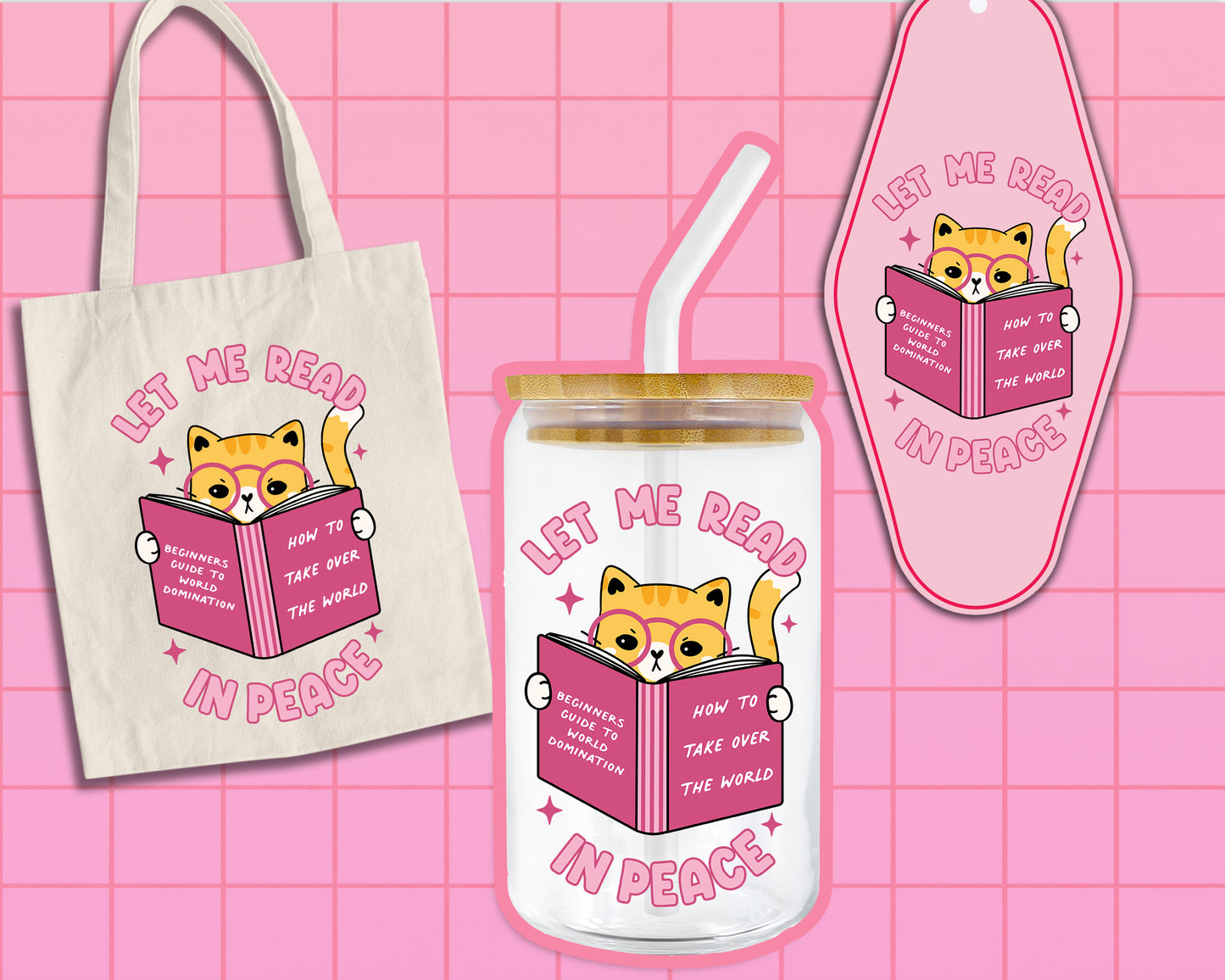 Let Me Read In Peace - SVG & PNG Design File