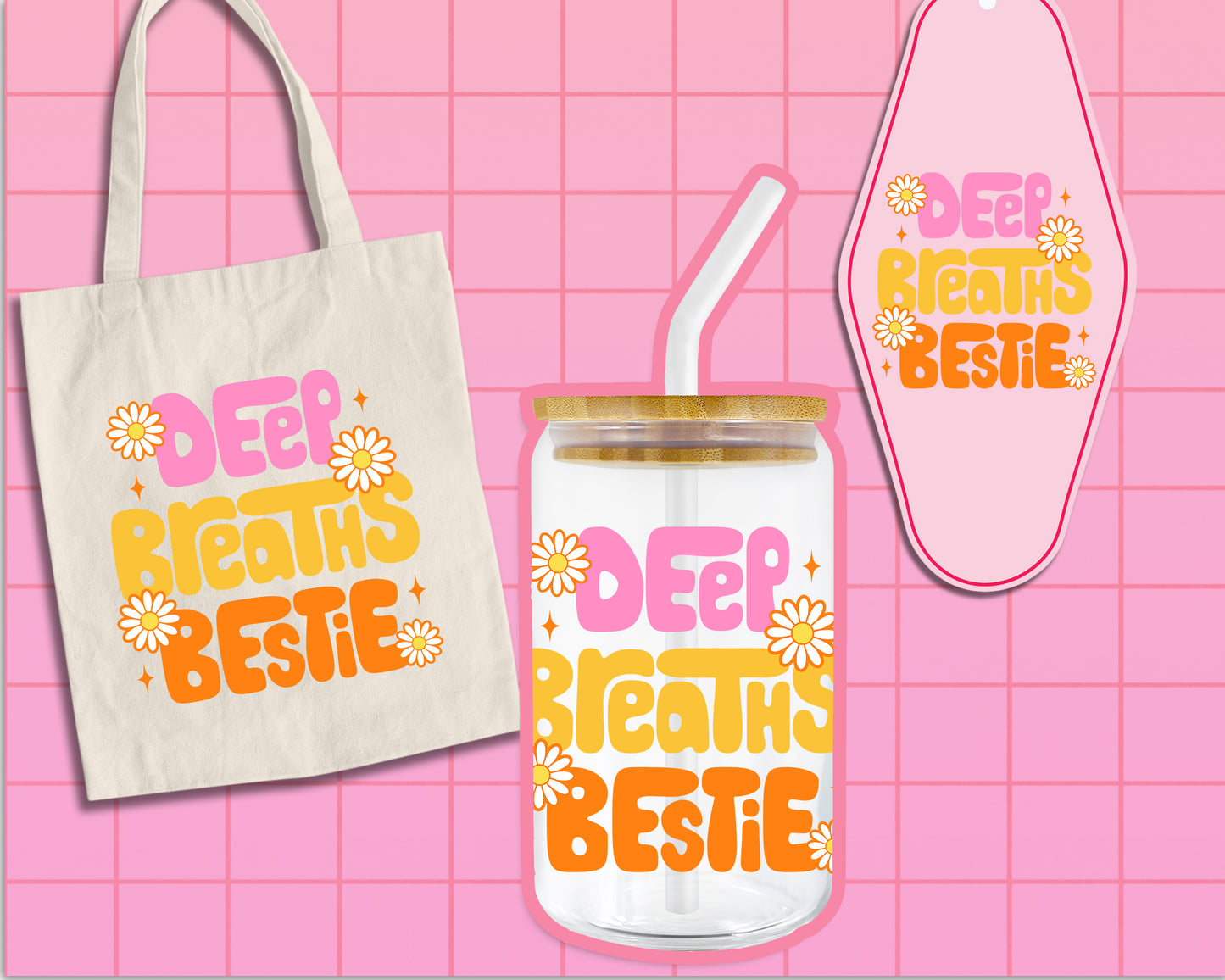Deep Breaths Bestie - SVG & PNG