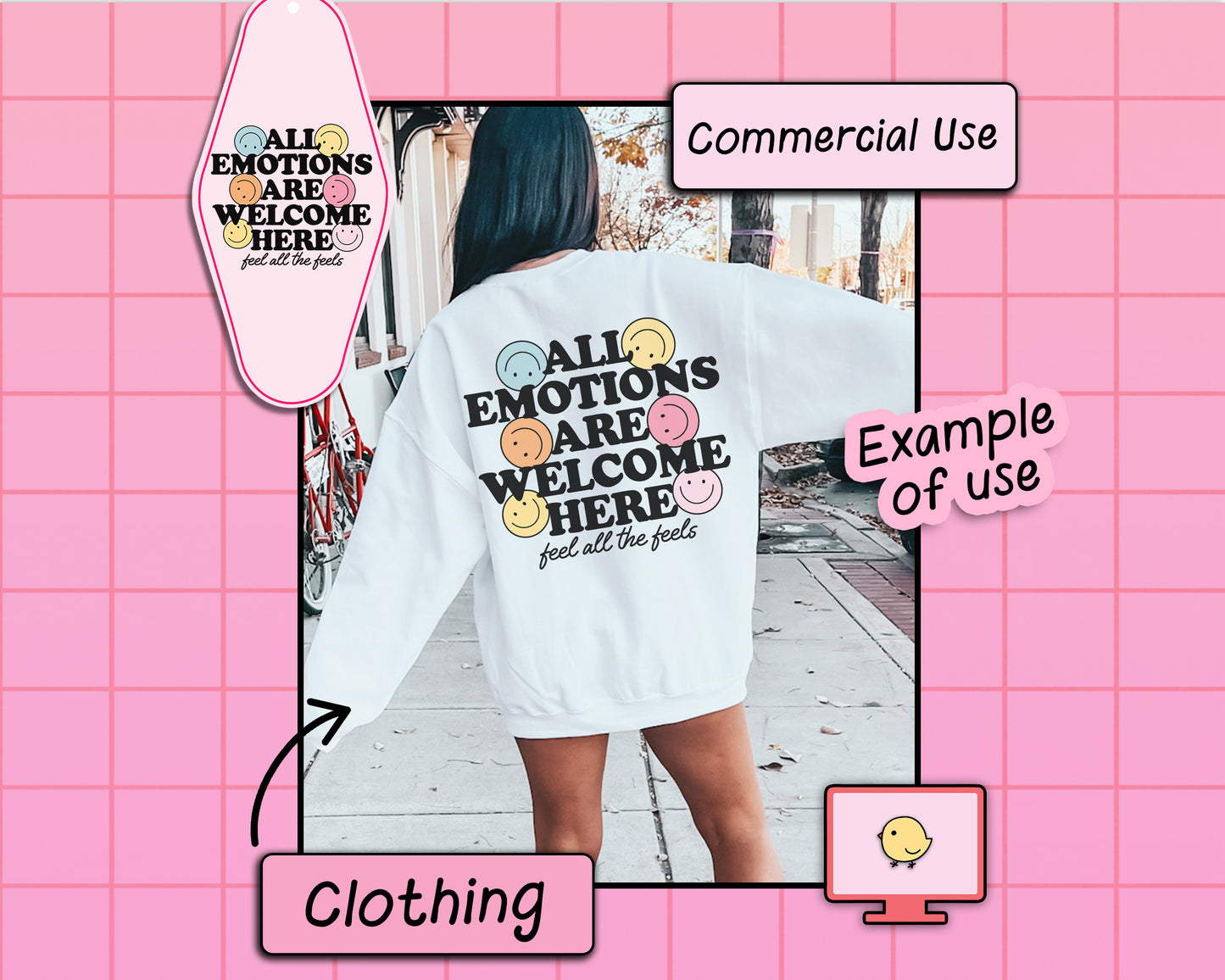 All Emotions Welcome - SVG & PNG