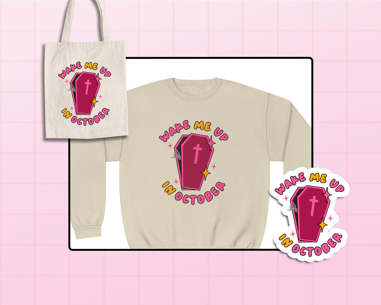 Wake Me Up In October - SVG & PNG Design File