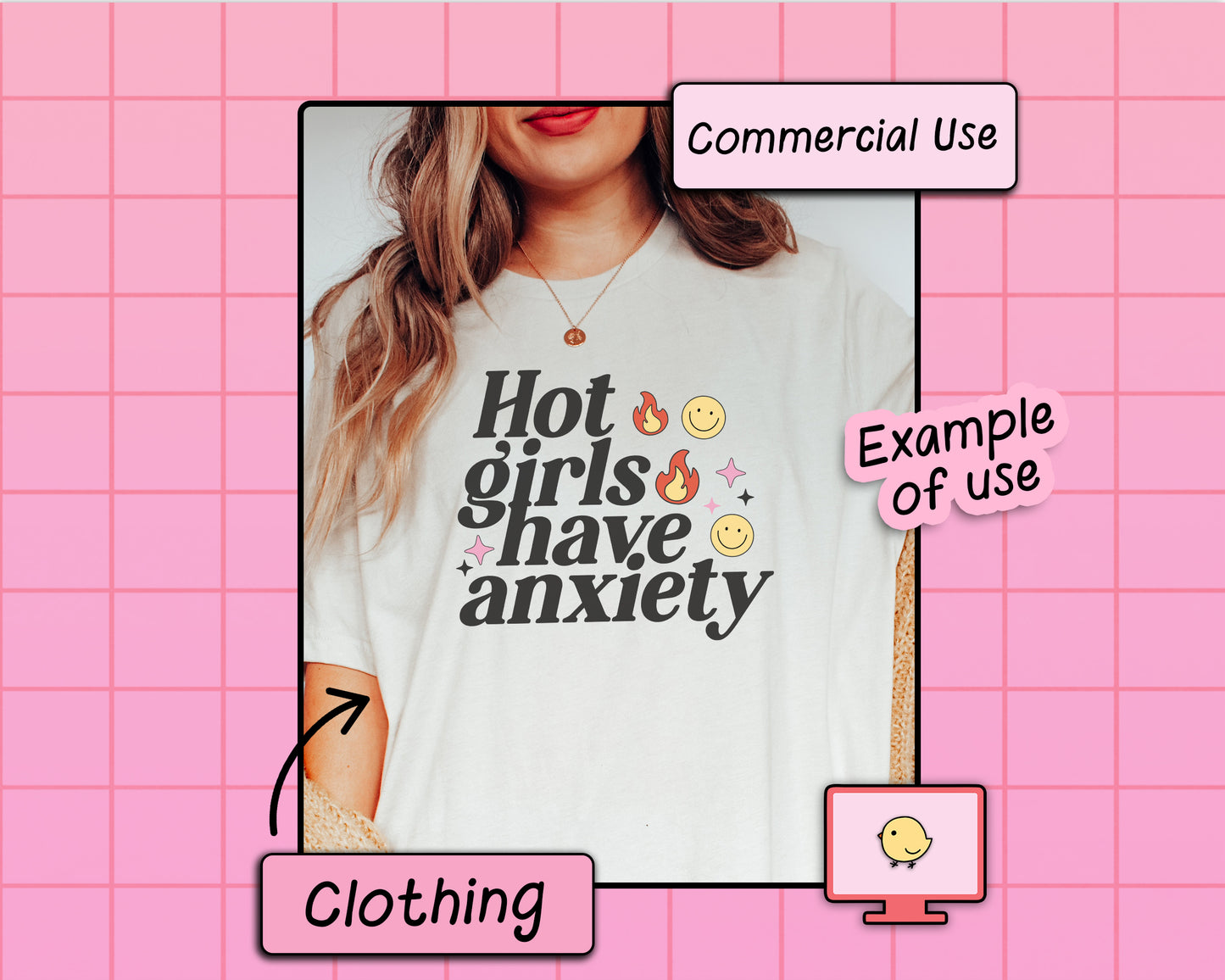 Hot Girls Have Anxiety - SVG & PNG