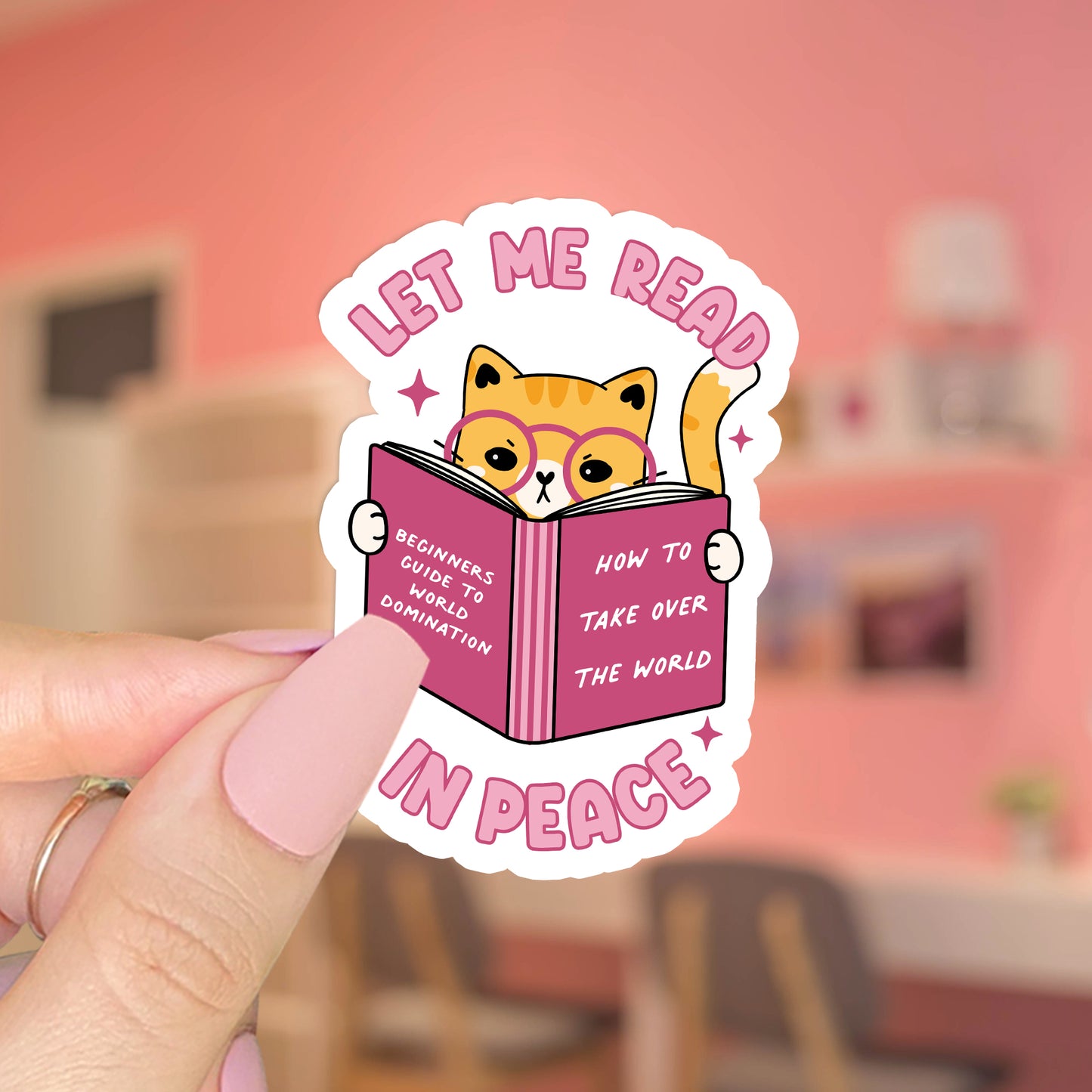 Let Me Read In Peace - SVG & PNG Design File