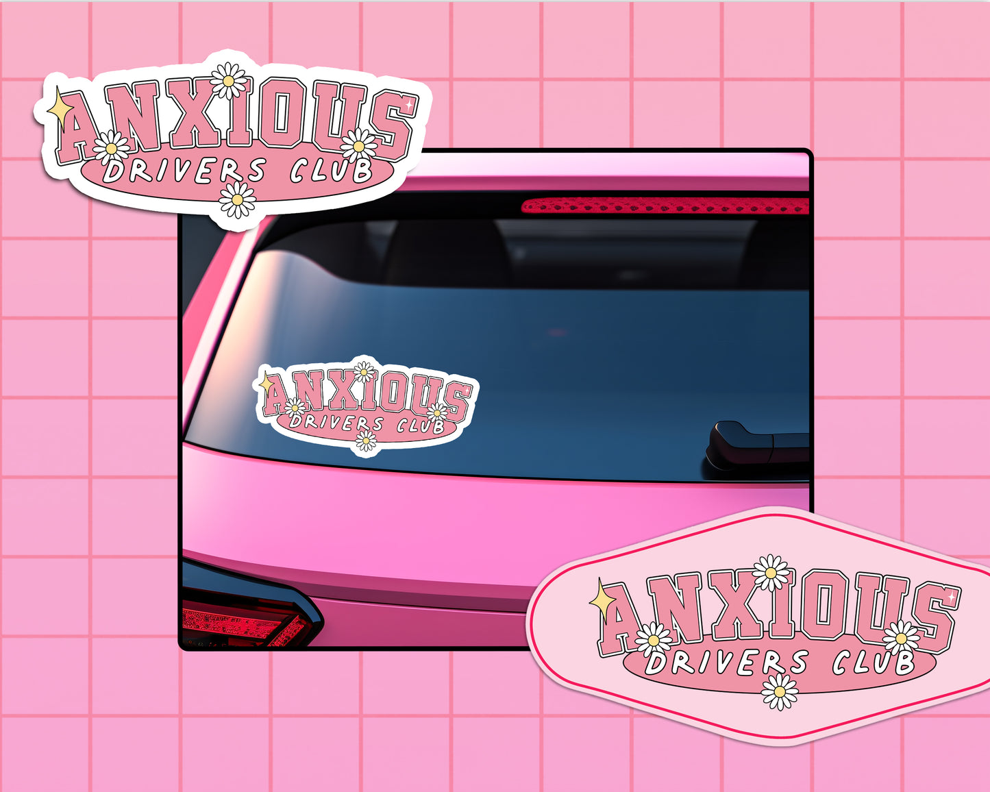 Anxious Drivers Club - SVG & PNG Design File