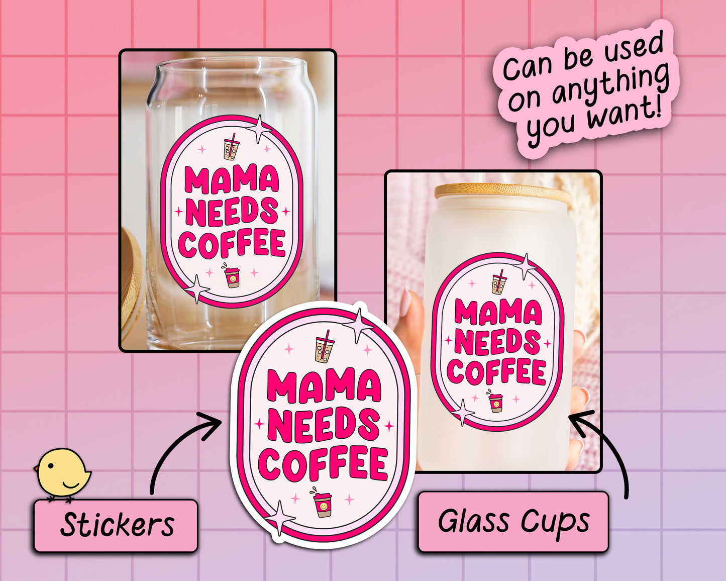 Mama Needs Coffee - SVG & PNG