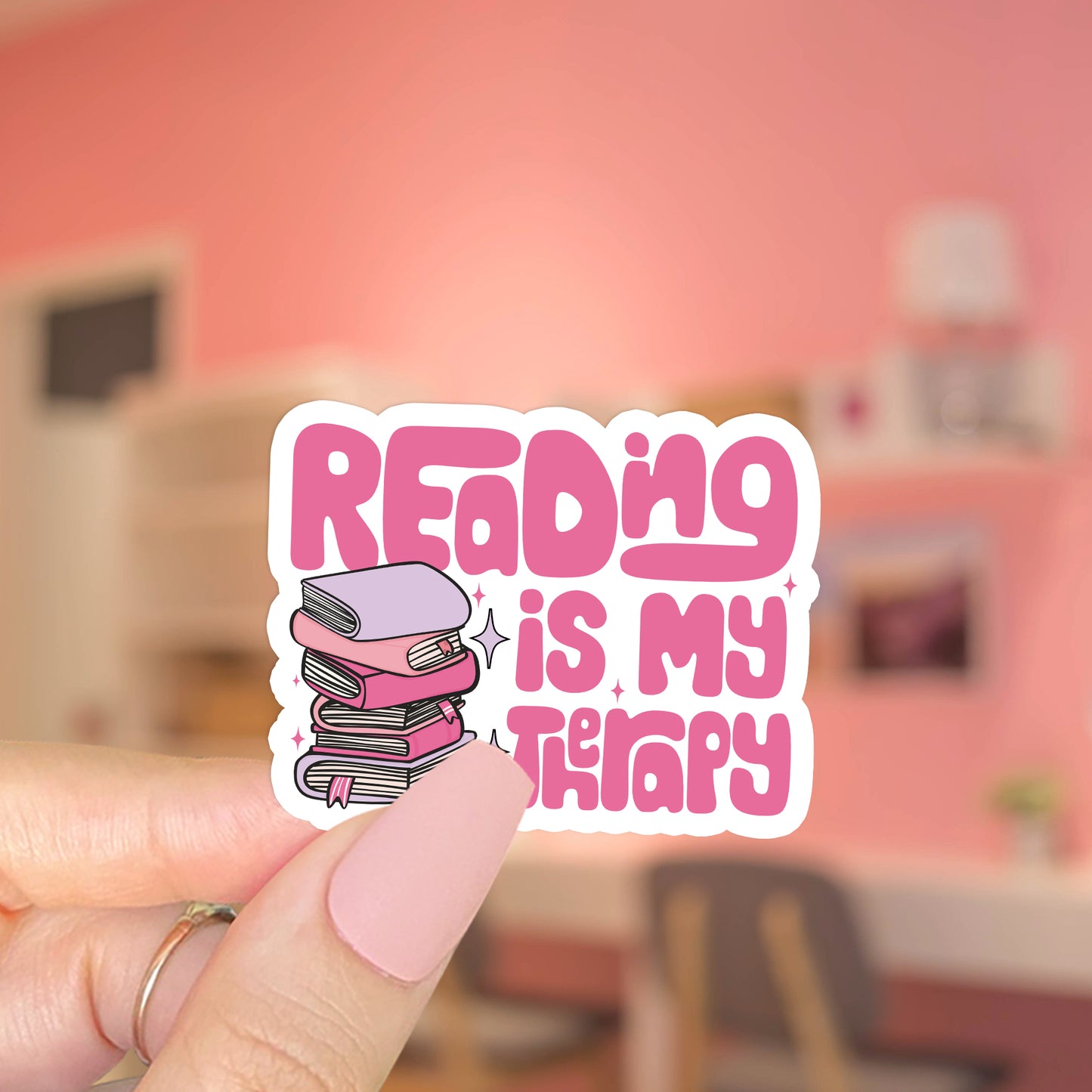 Reading Is My Therapy - SVG & PNG