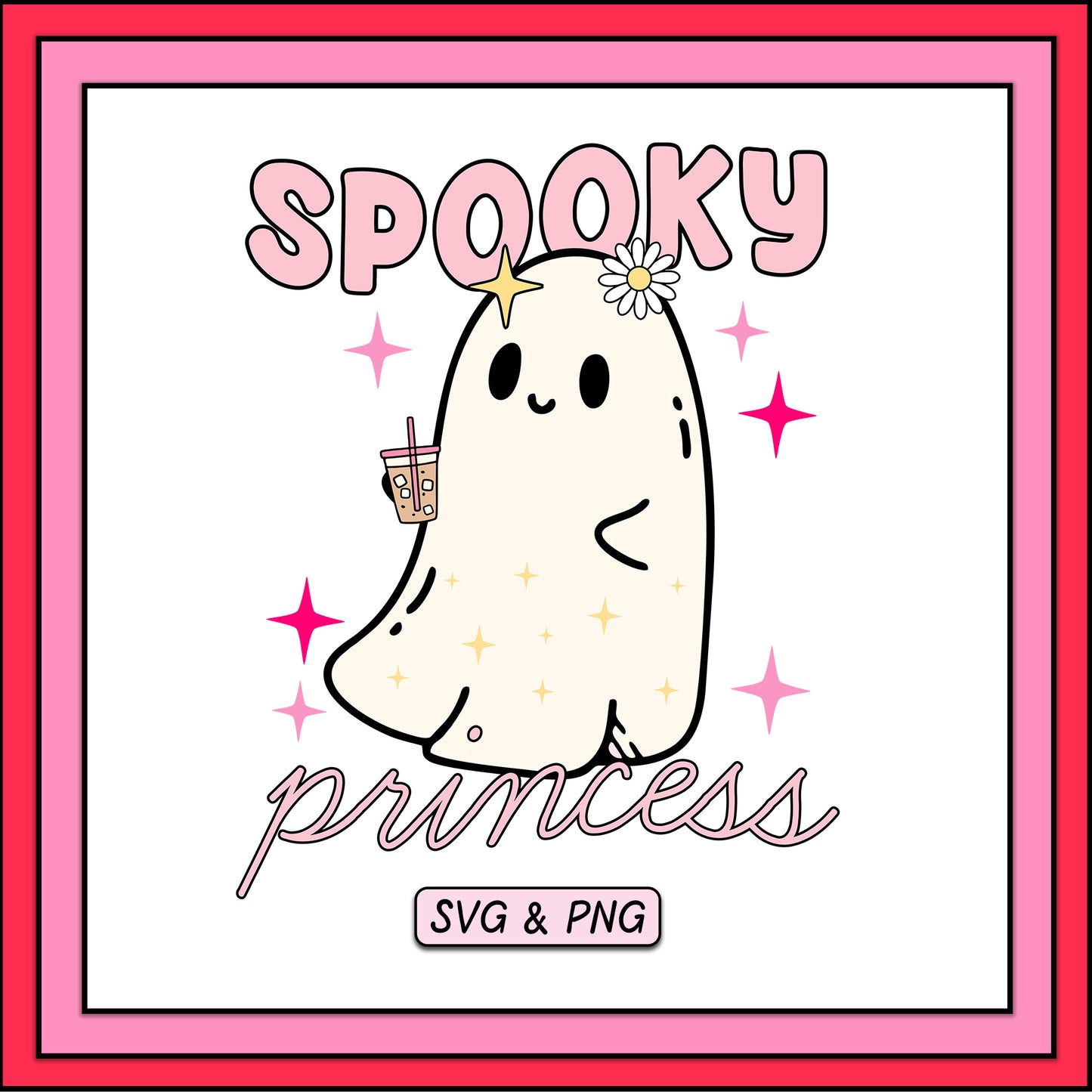 Spooky Princess - SVG & PNG