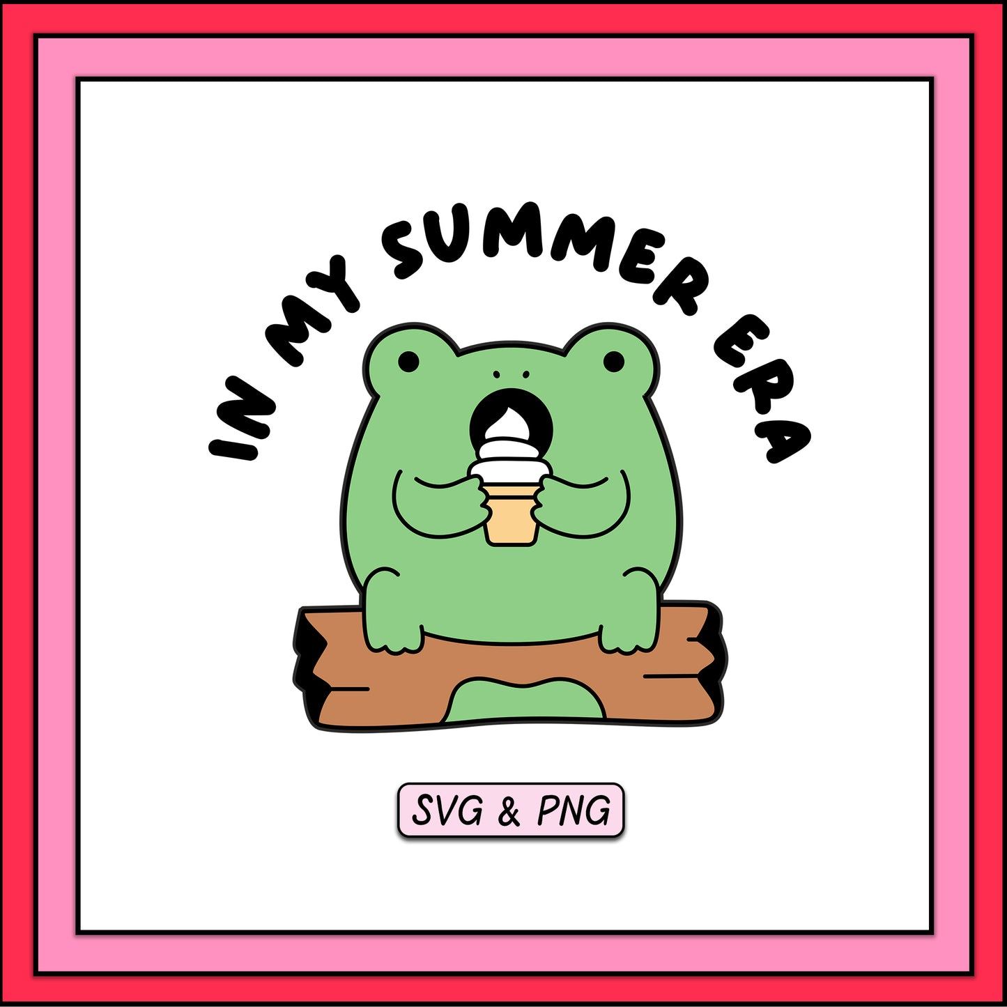 In My Summer Era Frog - SVG & PNG