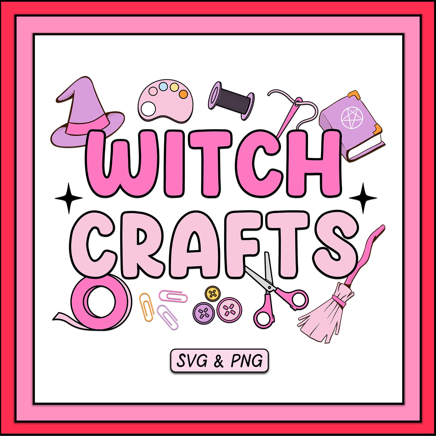 Witch Crafts - SVG & PNG